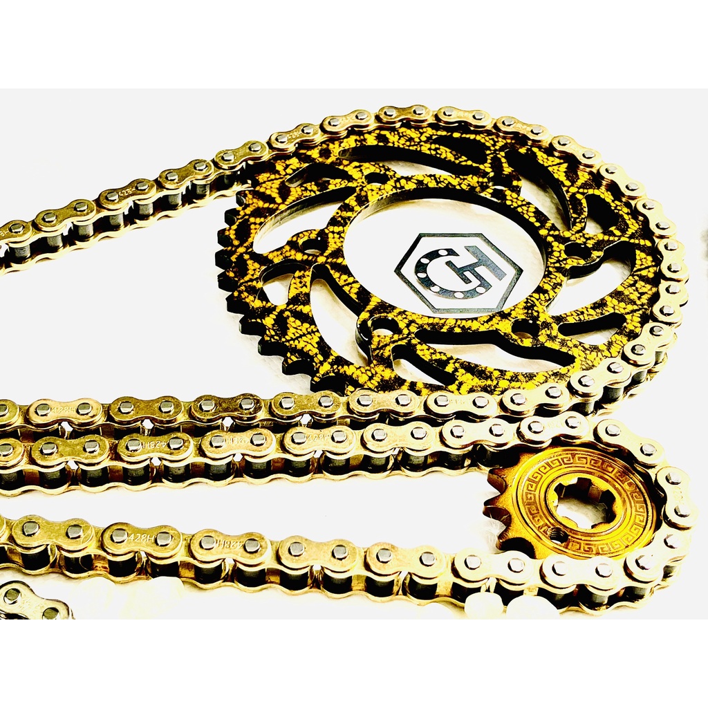 Nhông Sên Dĩa Exciter 150- Mẫu dĩa Carbon