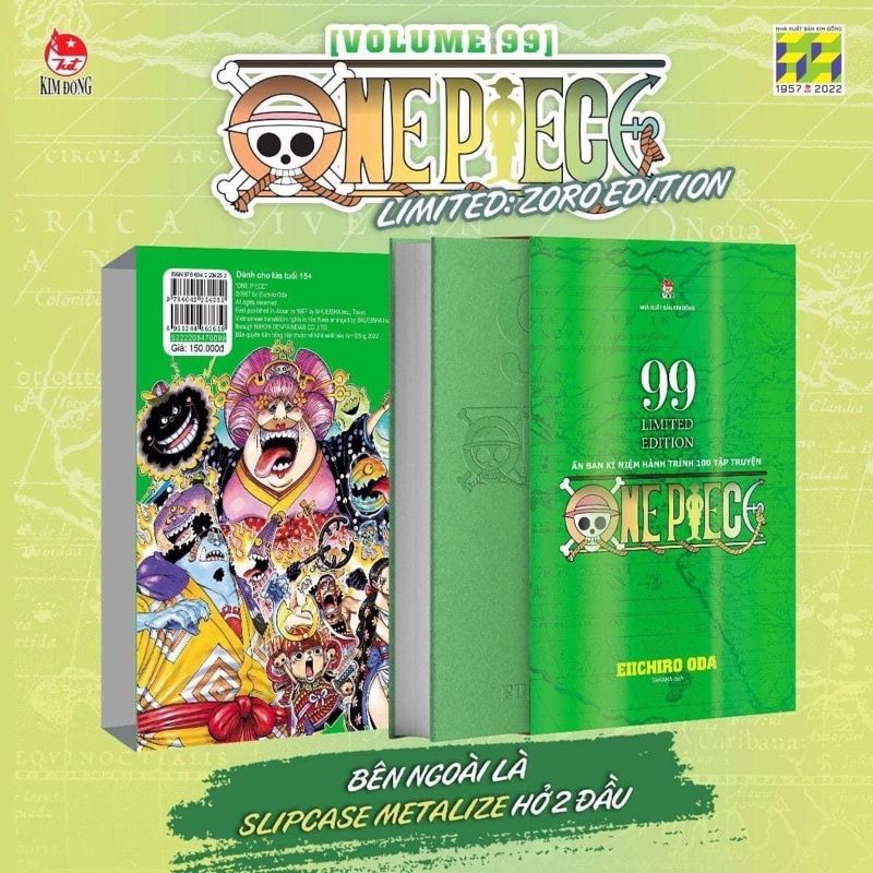 One piece tập 99 limited nguyên seal tặng kèm postcard PVC