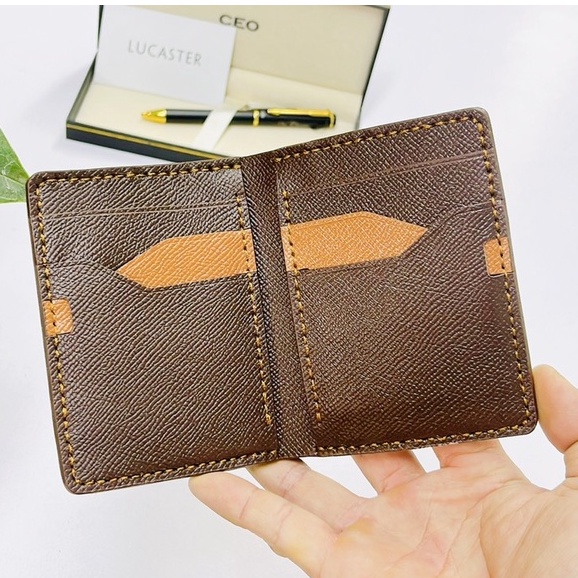 ví nam da epsom nhập khẩu thời trang công sở hoàn thiện thủ công có hộp và bảo hành 12 tháng
