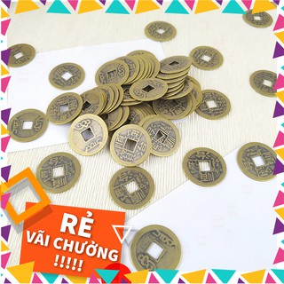 Combo 5 - 10 - 20 đồng xu cổ phong thủy may mắn size nhỏ ( CHỌN SỐ LƯỢNG ) Chưa Có Đánh Giá