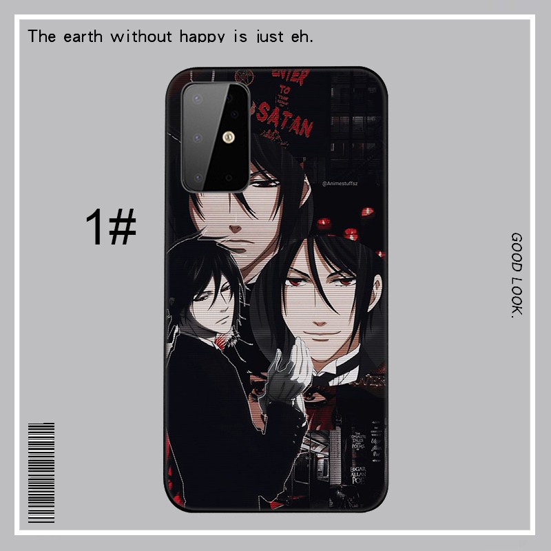 Samsung Galaxy J2 J4 J5 J6 Plus J7 J8 Prime Core Pro J4+ J6+ J730 2018 Casing phone Soft Case 11SF Black Butler Anime