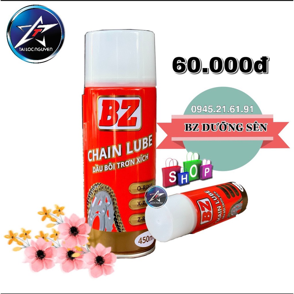 BZ CHAIN LUBE - CHAI XỊT DƯỠNG SÊN