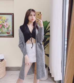 ÁO KHOÁC LEN FORM DÀI (KÈM HÌNH KÈM CLIP)
