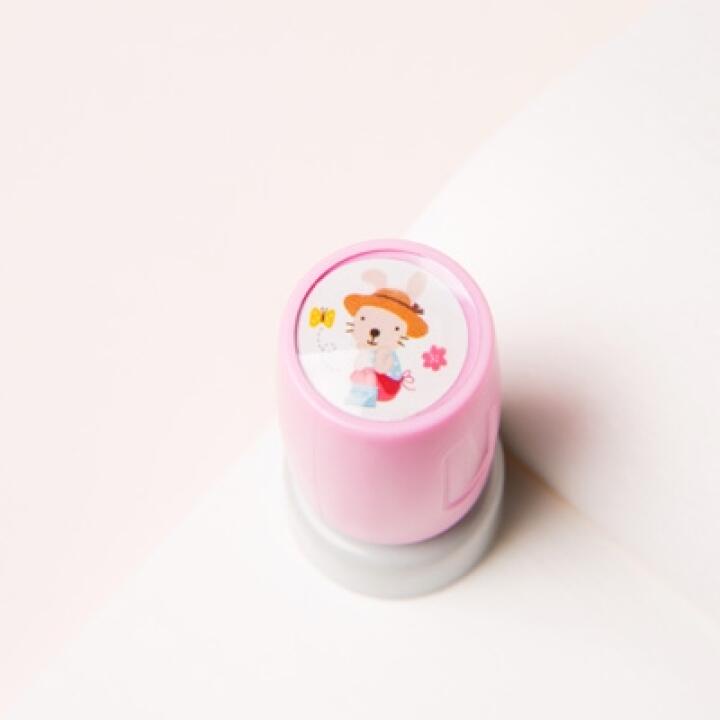 Con Dấu In Tem ARTBOX Hàn Quốc Hình Tròn Họa Tiết Thỏ Dễ Thương