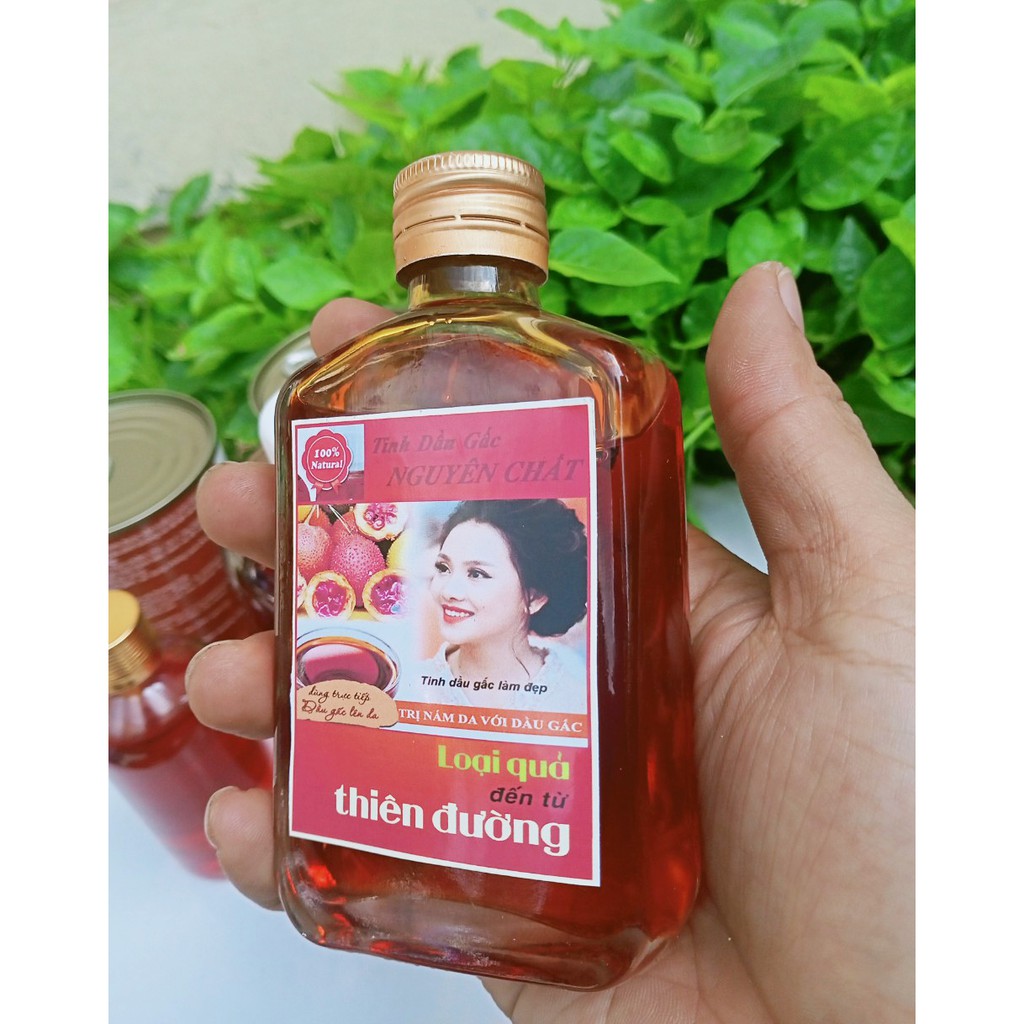 Tinh dầu gấc nấu thủ công nguyên chất 100% (Chai đẹp)