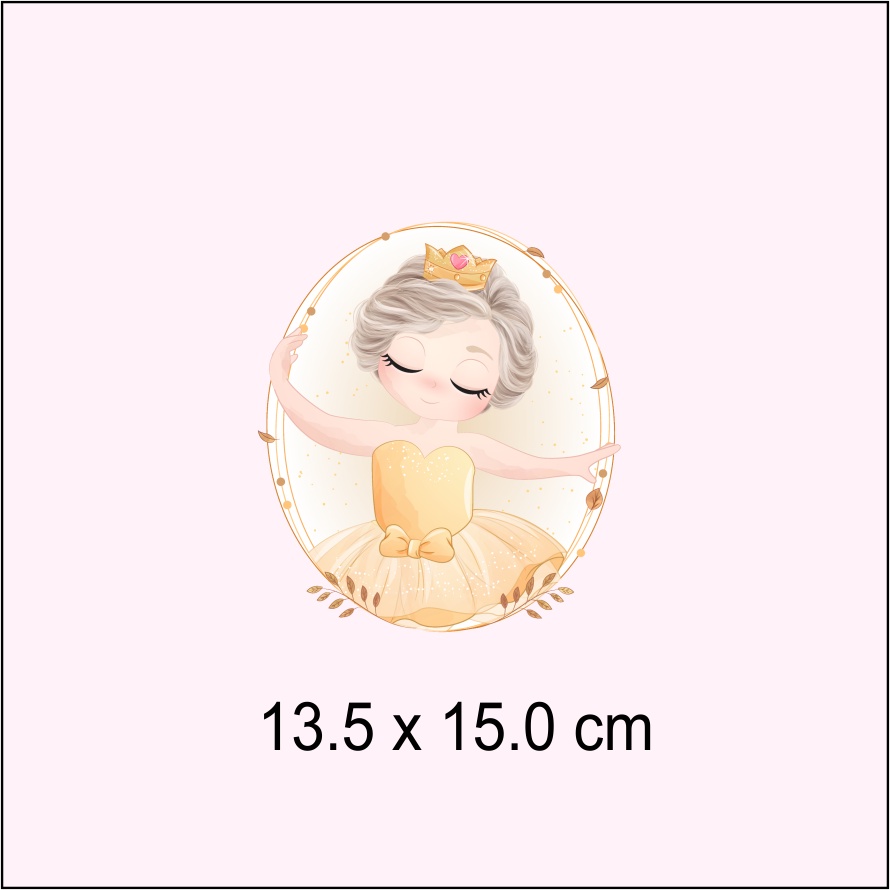 Hình ủi , hình in nhiệt - cô gái , công chúa xinh đẹp