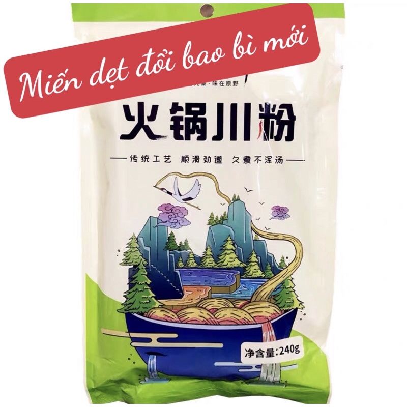 MIẾN DẸT KHOAI LANG THẢ LẨU