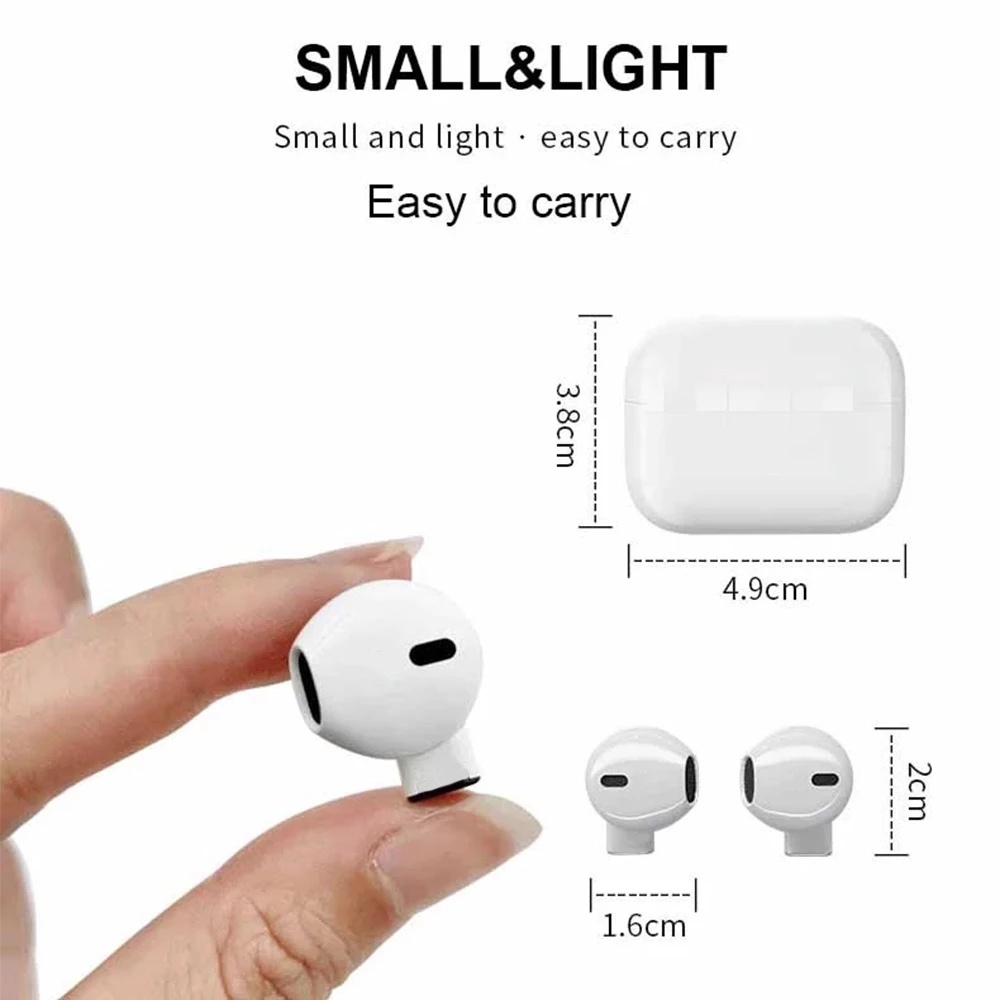 Tai nghe TWS bluetooth không dây TZUZL Pro5s chống nước sang trọng hoạt động với tất cả các dòng điện thoại thông minh