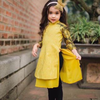 Set áo dài mẹ và bé