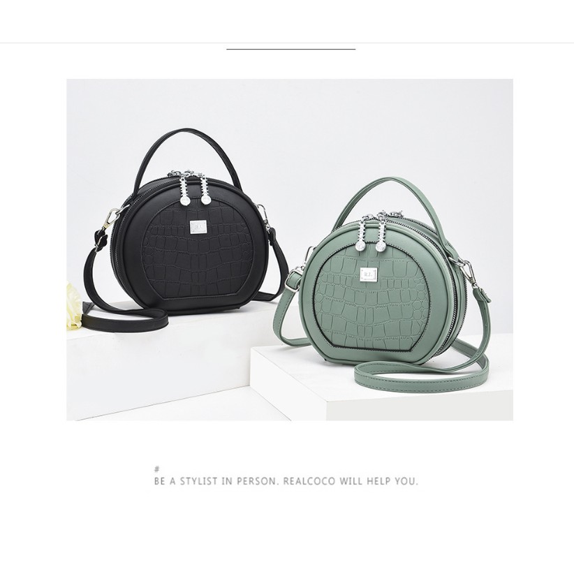 [Mã SKAMLTSM11 giảm 10% đơn 99K] Túi hộp tròn đeo chéo cao cấp da mềm thời trang TT 134 | BigBuy360 - bigbuy360.vn