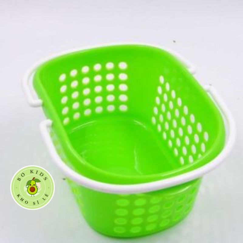 Giỏ đựng đồ đa năng có quai cầm 3 size Nhựa Việt Nhật (MS:3210/3211/3212)