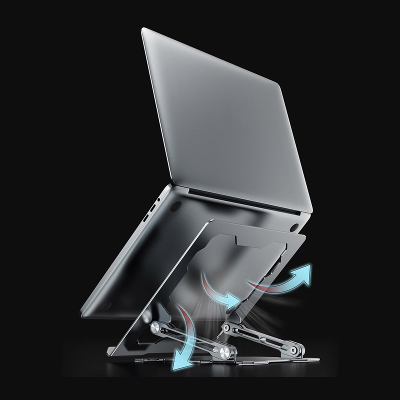 Giá Đỡ Laptop Bằng Nhôm Có Thể Điều Chỉnh Cho Notebook MacBook 10-17.3&quot;