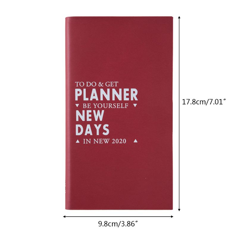Sổ Ghi Chú Lên Kế Hoạch Khổ A6 Agenda 2020