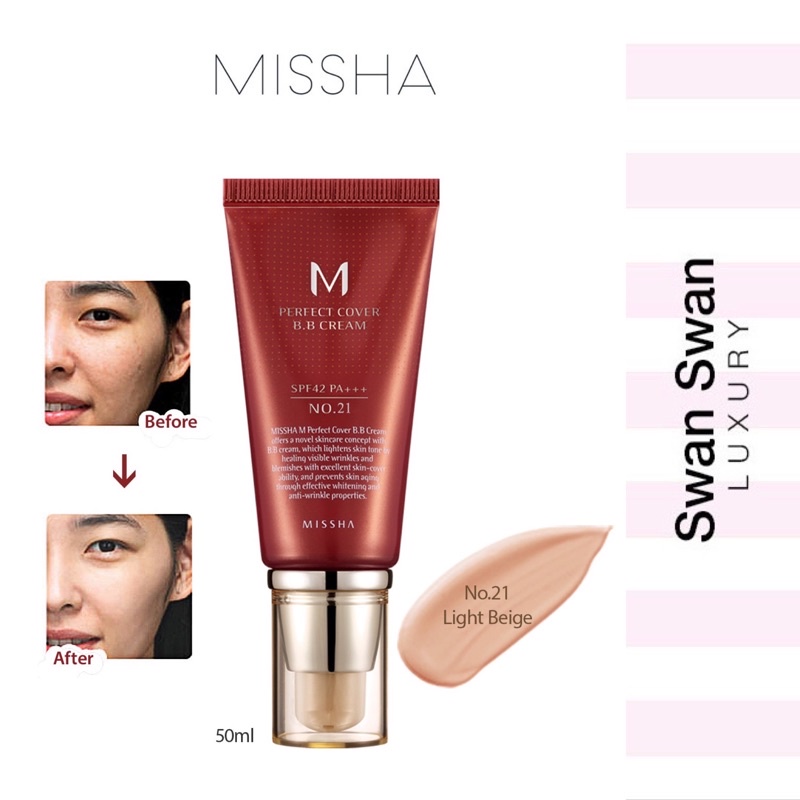 Kem Nền Trang Điểm BB Cream Missha 3 IN 1 50ml