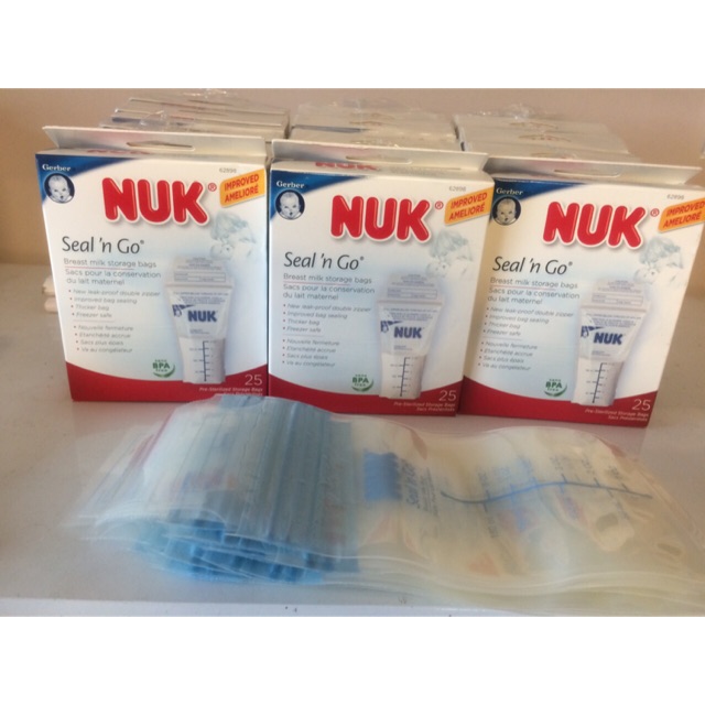 25 túi trữ sữa nuk