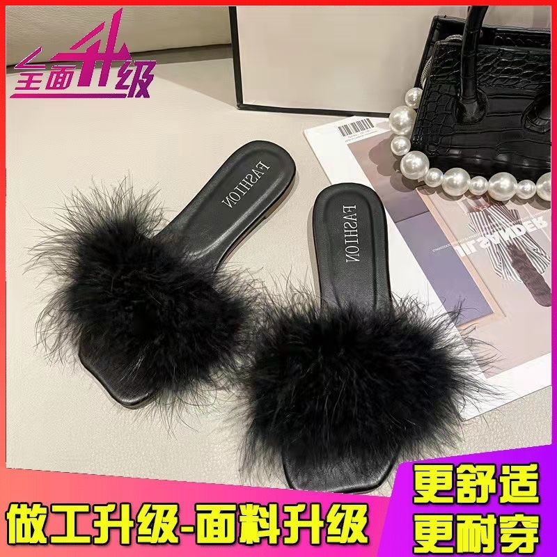 Dép Lông Xù Xinh Xắn Thời Trang Cho Nữ