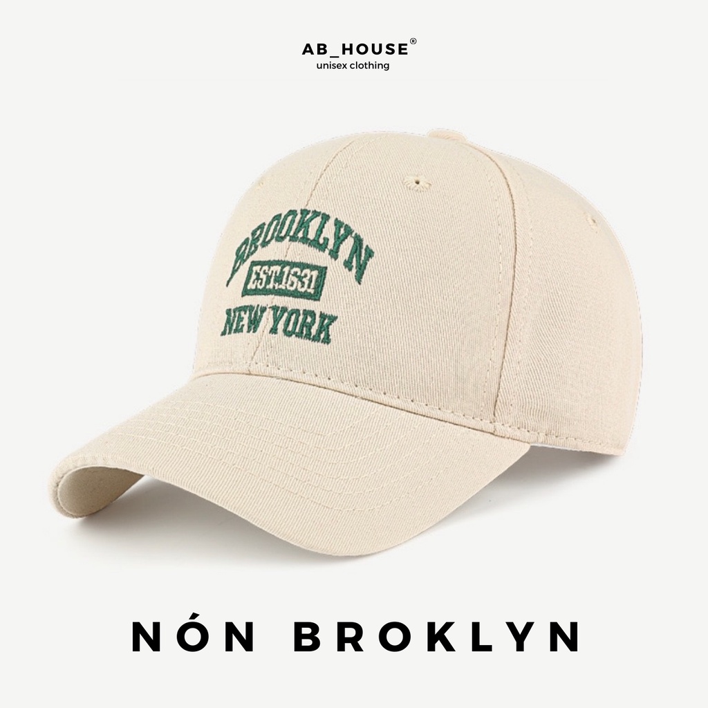 Nón mũ lưỡi trai BROKLYN unisex nam nữ ABHOUSE