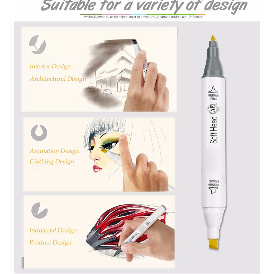 Bút Marker Superior Touch soft head ( bán lẻ 1 cây) Link 2