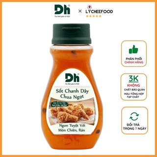 Sốt chanh dây chua ngọt DH Foods gia vị nước chấm đồ chiên nướng 200gr - Chính Hãng