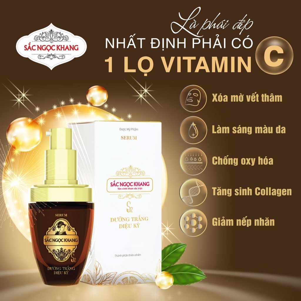 Serum Sắc Ngọc Khang_ Tinh chất dưỡng trắng diệu kỳ chai 20ml