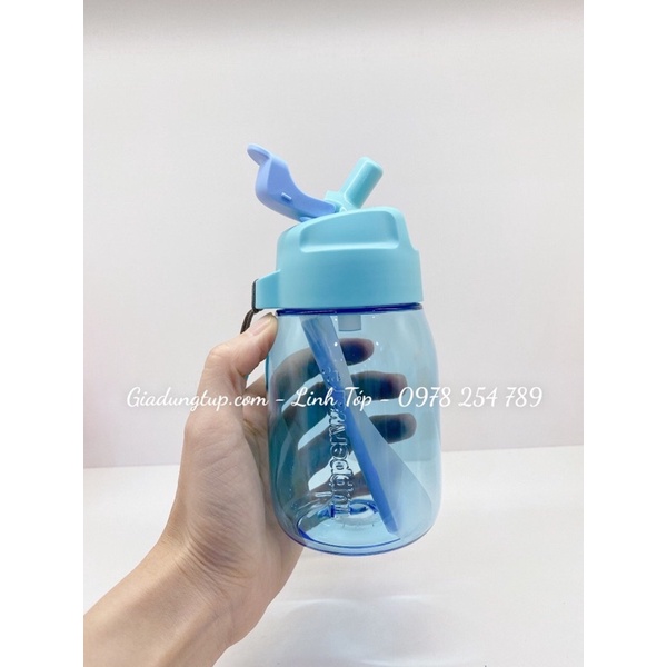 {Có ống hút} Bình nước lohas 350ml kèm ống hút Tupperware