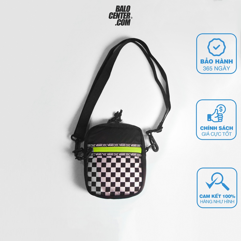Túi Đeo Chéo Thời Trang Unisex Vans Old Skool II Checkerboard Reflective Túi phụ kiện thể thao Mini - Balocenter