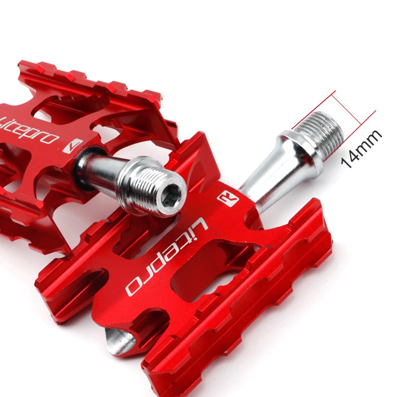 Litepro Bàn Đạp Xe Đạp K3 Bàn Đạp Chịu Lực Chống Trượt Hợp Kim Nhôm Siêu Nhẹ Thích Hợp Cho Xe Đạp Leo Núi Bàn Đạp Xe Đạp Gấp Gọn Xe Đạp Đường Trường