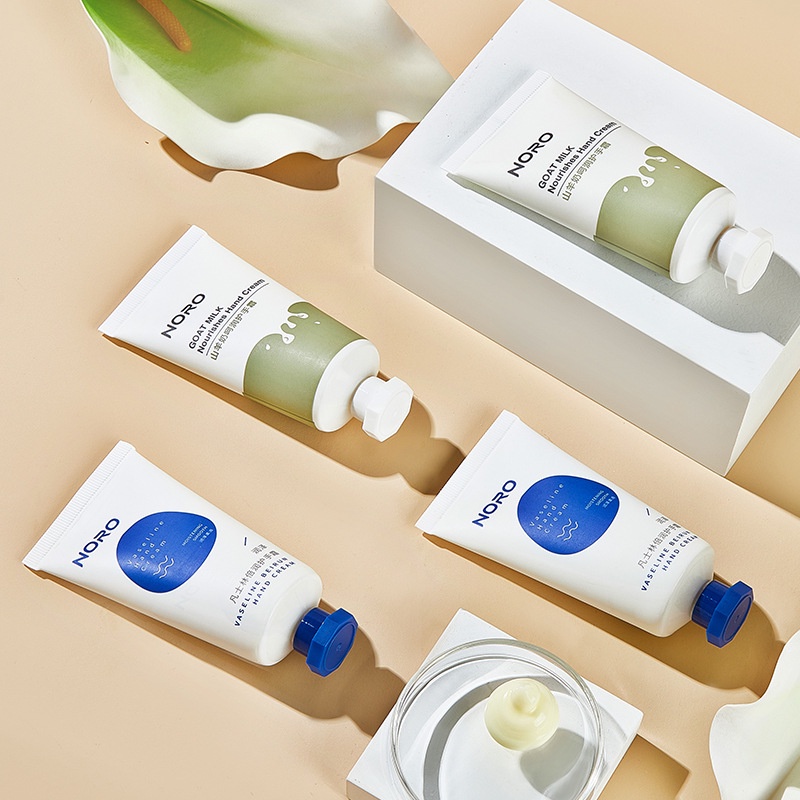 [Hàng mới về] Kem dưỡng da tay NORO Vaseline/sữa dê giúp dưỡng ẩm phục hồi da nứt nẻ