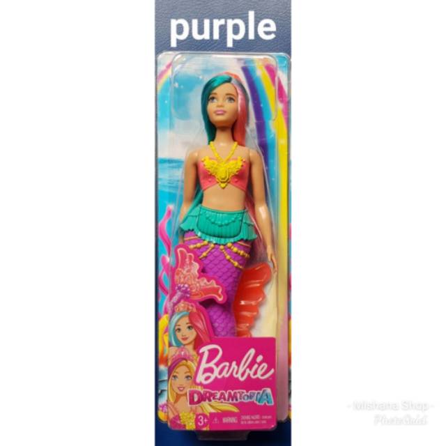 Búp Bê Barbie Hình Nàng Tiên Cá Màu Cầu Vồng Dễ Thương