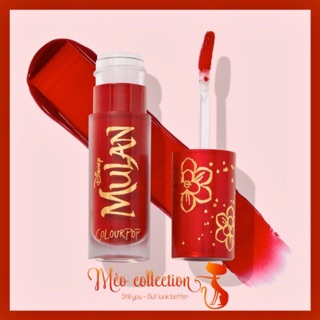 Son kem Colourpop Lux Liquid Lipstick x Disney: Mulan màu Strong Chi