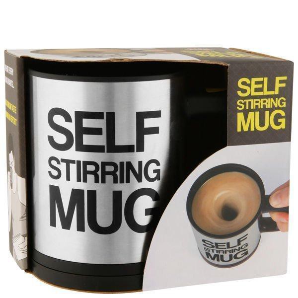 Cốc Pha Cafe, Cốc Cafe Tự Khuấy Thông Minh Self Stirring Mug Dùng Pin Tiểu Tiện Dụng