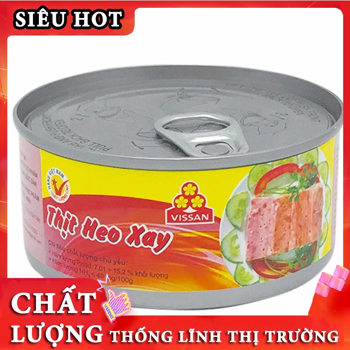 [ DATE NEW ] Thịt heo xay Vissan 170g - Siêu Thị Online - SD0046