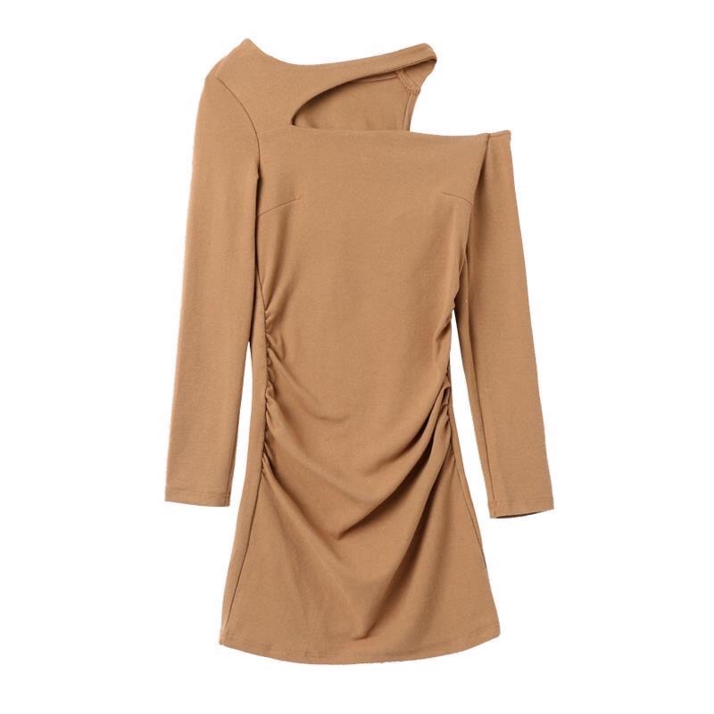 Váy body nhún hở vai