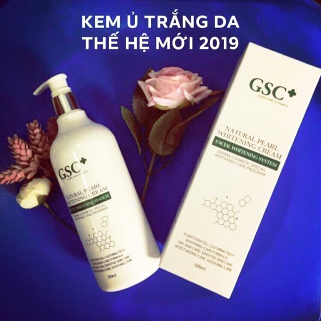 Kem ủ trắng da mặt gsc