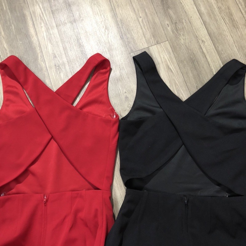 Jumpsuit Vạt Chéo Hở Lưng CRYSTAL SKY (CÓ BIG SIZE) | BigBuy360 - bigbuy360.vn