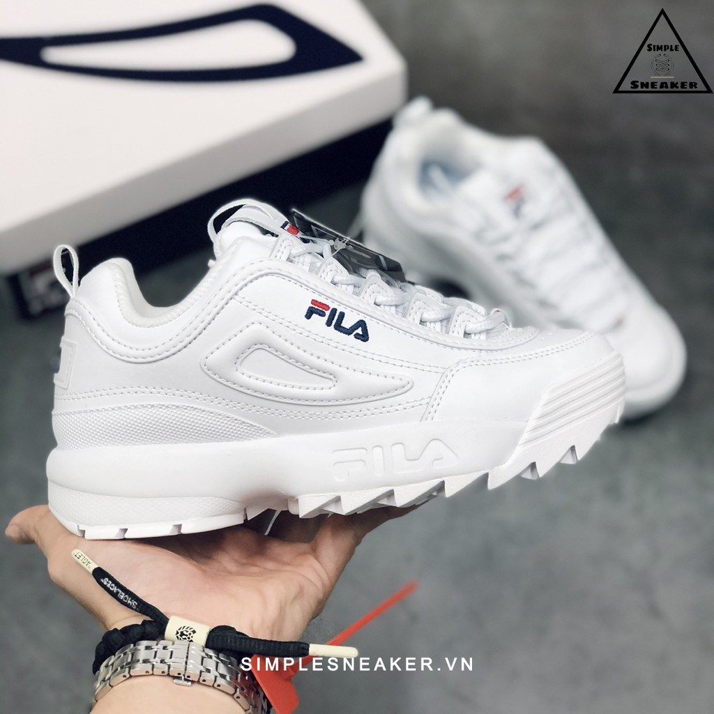 Giày FILA Chính Hãng 💙FREESHIP💙 Fila Disruptor 2 Hàn Quốc Chuẩn Auth - Giày Sneaker Thể Thao Nam Nữ - Simple Sneaker