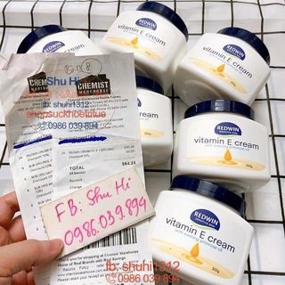 Kem Dưỡng Da Mềm Mịn REDWIN Vitamin E Cream 300gr