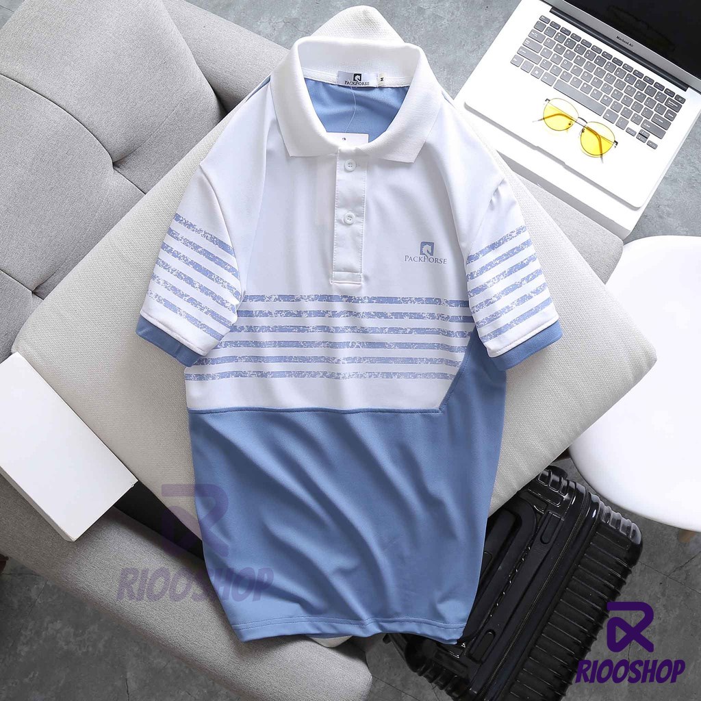 Áo polo có cổ, áo phông có cổ nam vnxk cộc tay, có bigsize, chất lượng RIOOSHOP RSP064