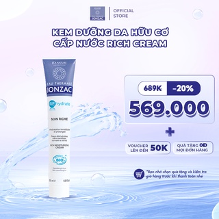Kem Dưỡng Cấp Nước Rehydrate Rich Moisturizing Cream Eau Thermale Jonzac 50ml