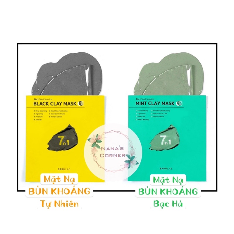 Mặt Nạ Đất Sét 7 Trong 1 Total Solution