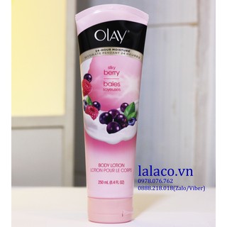  Dưỡng thể Olay Silky Berry 250ml  Mỹ  
