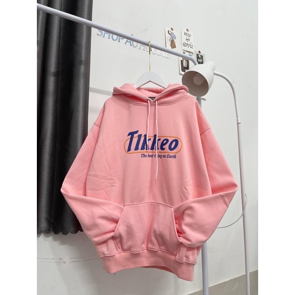 [ Rẻ vô địch ] Áo hoodie form rộng tay bồng mũ hai lớp - Tikkeo