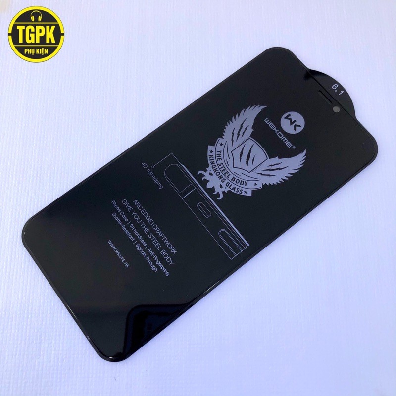 Kính Cường Lực Chống Nhìn Trộm Wekome Kingkong 4D Full Màn CHÍNH HÃNG |  Kính chống trầy xướt | Chống bám vân tay cực tốt | Shopee Việt Nam