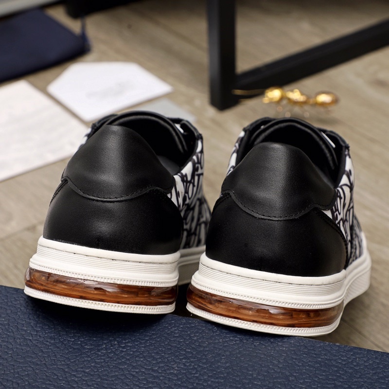 Giày thể thao nam hai cạnh in chữ thương hiệu Dior CD cao cấp