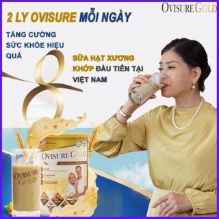 Sữa hạt xương khớp Ovisure gold giúp hỗ trợ xương khớp chắc khỏe dẻo dai hỗ trợ tim mạch hộp 650g