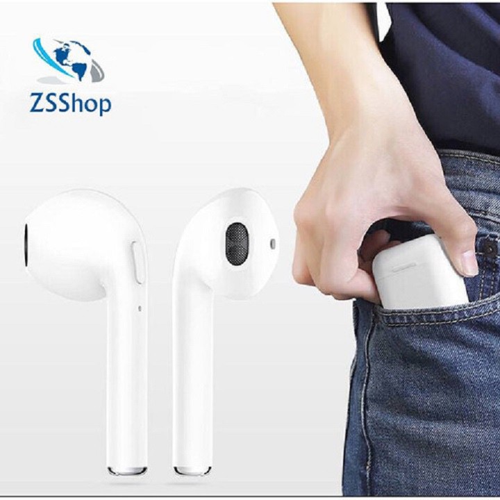 Tai nghe bluetooth 4.2+EDR không dây I7s TWS kèm hộp sạc khoảng cách kết nối 10m