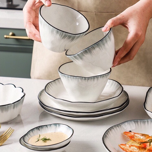 Bộ bát đĩa sứ 33 chi tiết mã BCS-33 dành cho gia đình lễ tết 33 món kiểu mới sang trọng