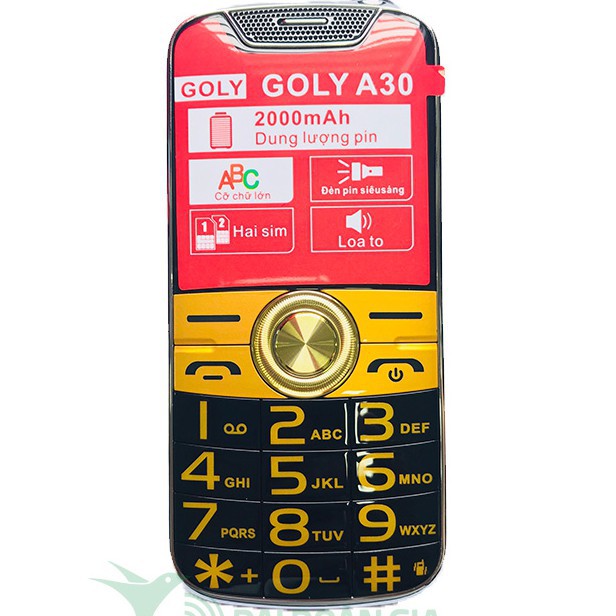 điện thoại nokia Điện thoại người già,phím to,chữ,loa to _ Goly A30 - Hàng chính hãng