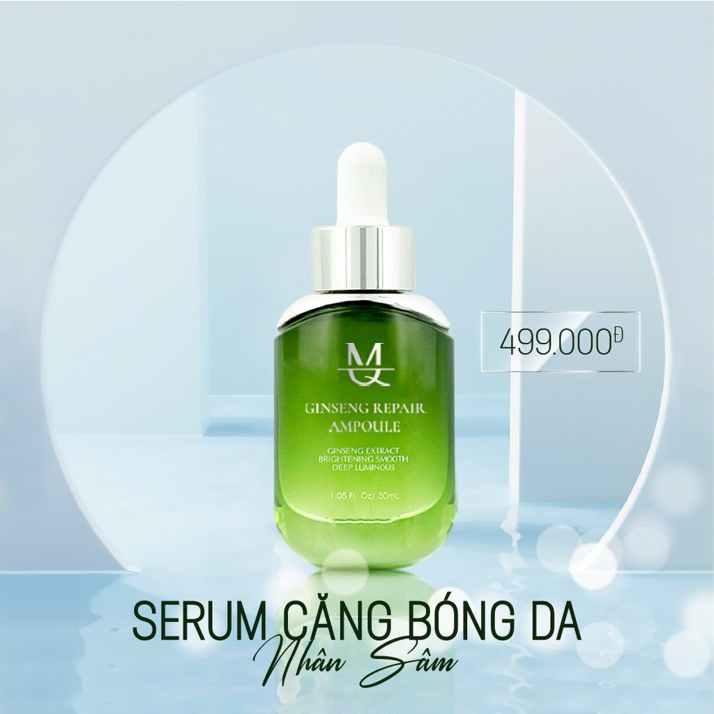 MQ SKIN Korean Ginseng Ampoule - Tinh Chất Serum giúp dưỡng căn bóng da