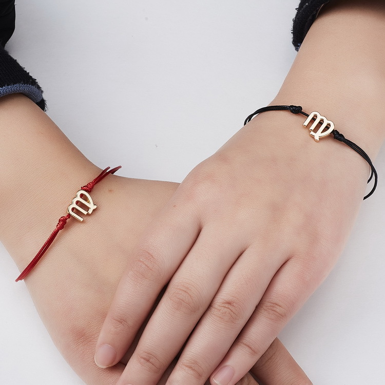 Vòng Tay Dây Bện Màu Đỏ Có Mặt Hình Cung Hoàng Đạo Thời Trang Cho Các Cặp Đôi | BigBuy360 - bigbuy360.vn